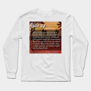 40 RULES OF LOVE - 24 Long Sleeve T-Shirt